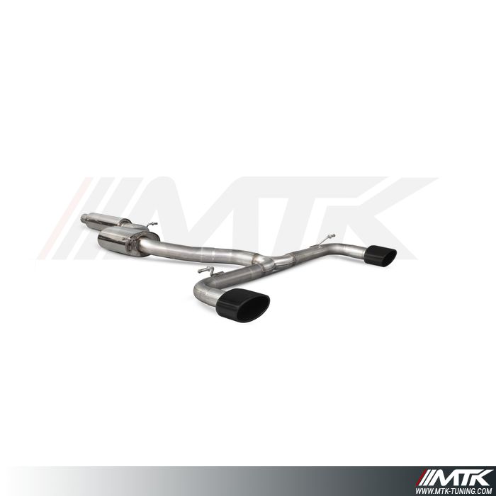 Catback avec silencieux intermediaire Seat Leon Cupra 2.0 Tsi 280 / 290 / 300 inclu modeles avec FAP